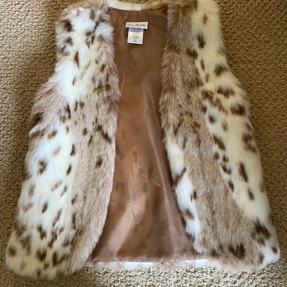 Girls Fur Vest